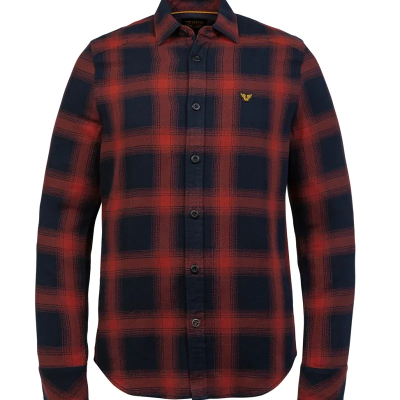 PME Legend Hemden|Big Boys*Long Sleeve Shirt Twill Check ketchup