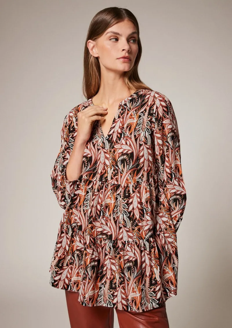 Comma Blusen*Longbluse Schwarz