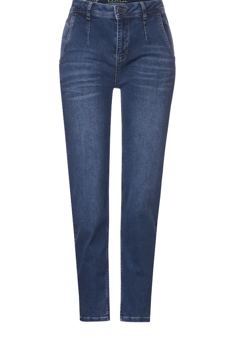 Street One Jeans*Loose Fit Ballon Jeans mid blue authentic wash