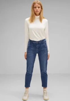 Street One Jeans*Loose Fit Ballon Jeans mid blue authentic wash