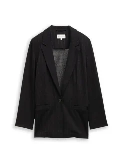 Tom Tailor Jacken*Loose Fit Blazer mit Glitzer-Effekt pinstripe with lurex