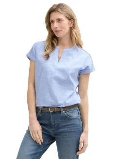 Tom Tailor Blusen*Loose Fit Bluse dreamy blue