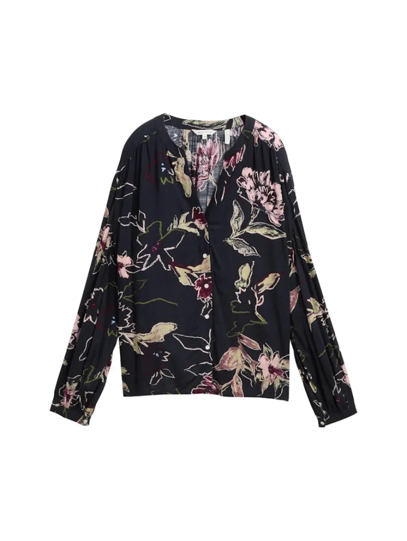Tom Tailor Blusen*Loose Fit Bluse mit Muster big flower design