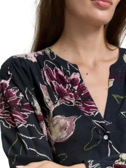Tom Tailor Blusen*Loose Fit Bluse mit Muster big flower design