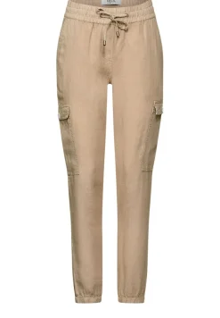 Cecil Hosen*Loose Fit Cargo Hose stone beige