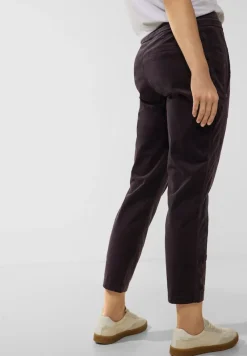Street One Hosen*Loose Fit Cordhose dark pure grey
