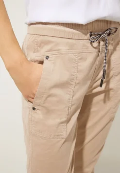 Street One Hosen*Loose Fit Cordhose dull bleached sand