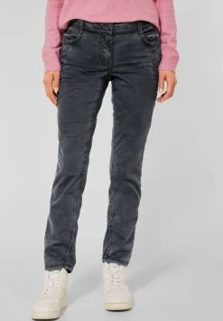 Cecil Hosen*Loose Fit Damenhose dark silver