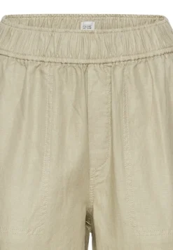 Camel Active Jeans*Loose Fit Hose aus Leinenmix dark straw