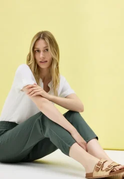 Cecil Hosen*Loose Fit Hose dark balmy khaki