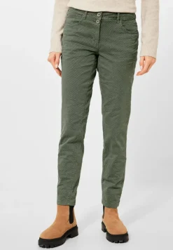 Cecil Hosen*Loose Fit Hose dark salvia green