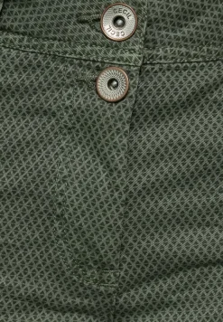 Cecil Hosen*Loose Fit Hose dark salvia green