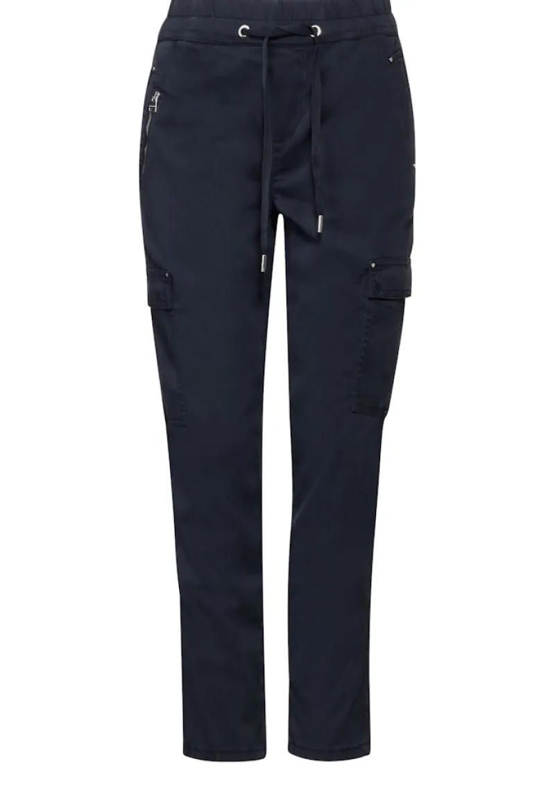 Street One Hosen*Loose Fit Hose deep blue