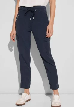 Street One Hosen*Loose Fit Hose deep blue