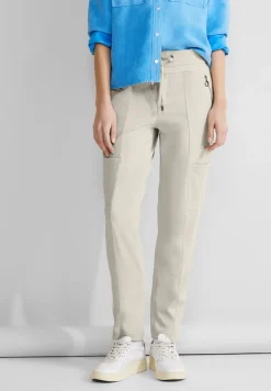 Street One Hosen*Loose Fit Hose dolomite stone