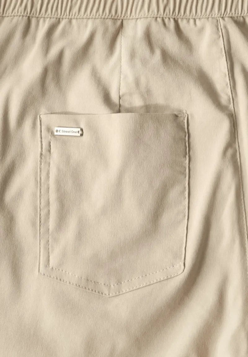 Street One Hosen*Loose Fit Hose mit Taschen coastal beige
