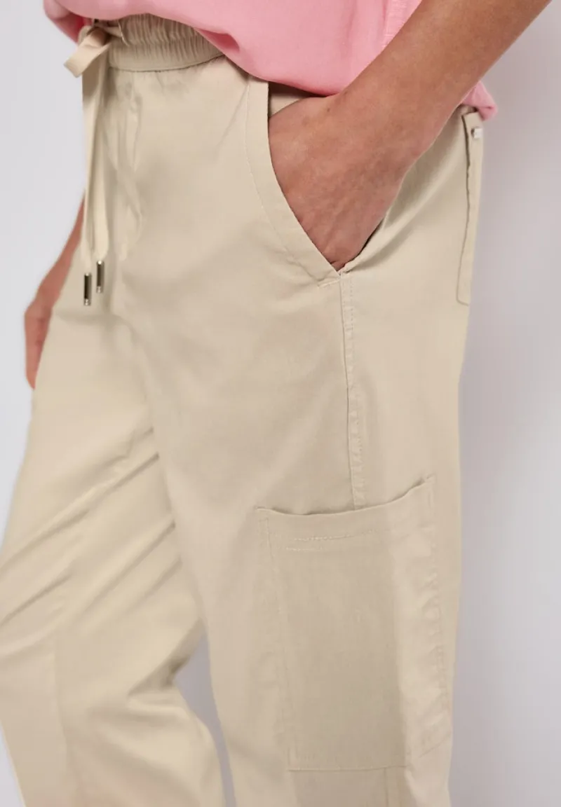 Street One Hosen*Loose Fit Hose mit Taschen coastal beige