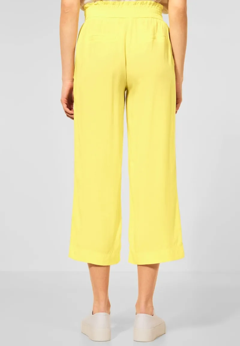 Street One Shorts*Loose Fit Hose mit Wide Legs merry yellow