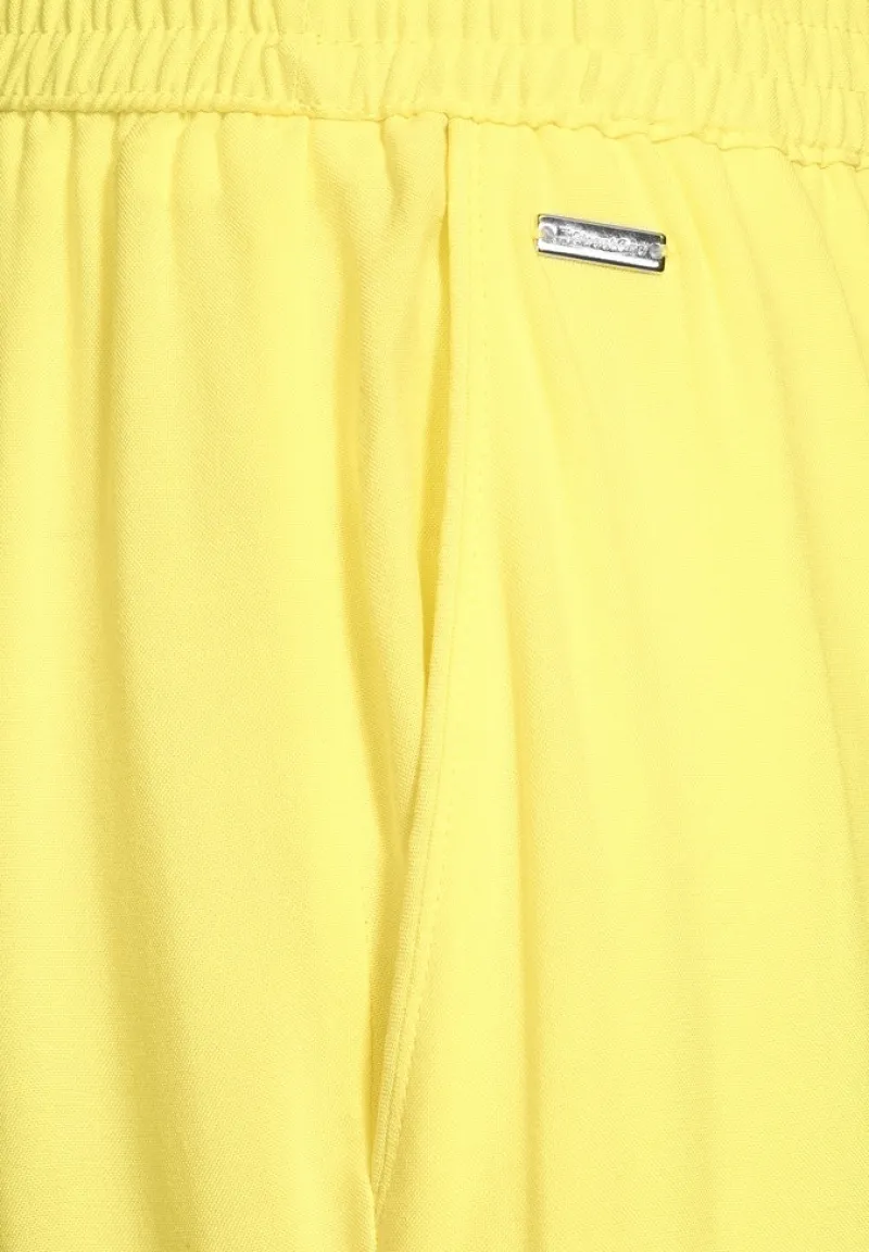 Street One Shorts*Loose Fit Hose mit Wide Legs merry yellow