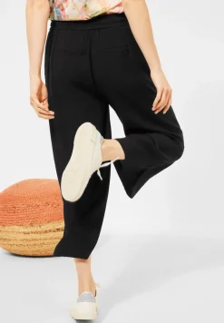 Cecil Hosen*Loose Fit Hose mit Wide Legs Black
