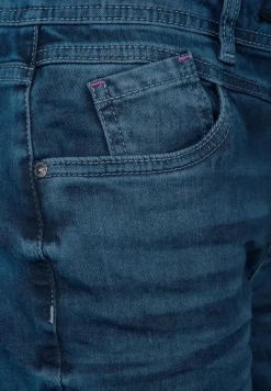 Street One Jeans*Loose Fit Jeans dark blue random wash