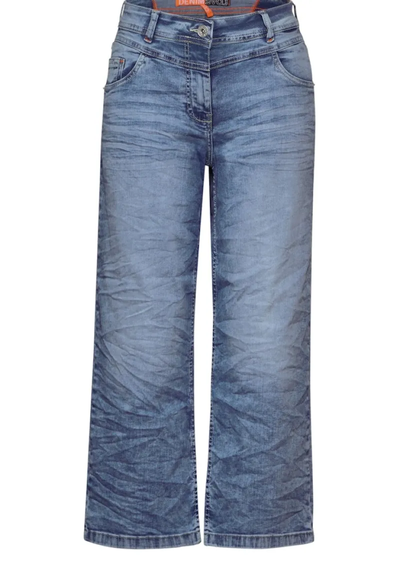 Cecil Shorts*Loose Fit Jeans light blue washed