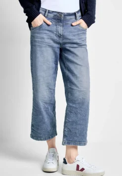 Cecil Shorts*Loose Fit Jeans light blue washed