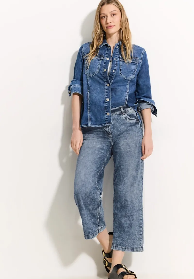 Cecil Jeans*Loose Fit Jeans mid blue wash