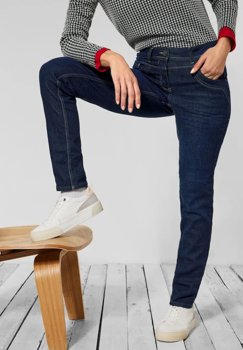 Cecil Jeans*Loose Fit Jeans rinsed wash