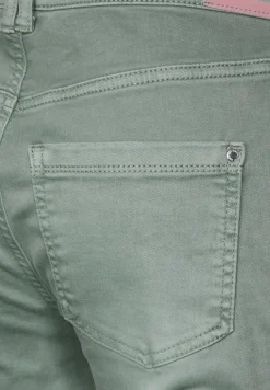 Street One Hosen*Loose Fit Jeans soft olive washed
