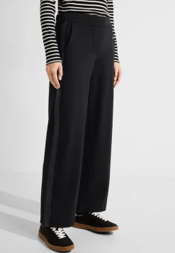 Cecil Hosen*Loose Fit Jerseyhose Black