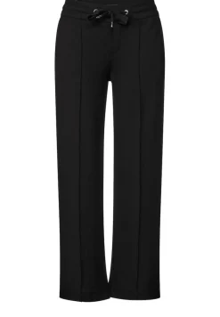 Street One Hosen*Loose Fit Jerseyhose Black