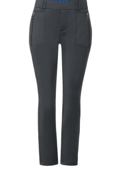 Street One Hosen*Loose Fit Joggpants dark stone grey
