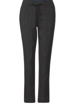 Street One Hosen*Loose Fit Joggpants salt and pepper grey