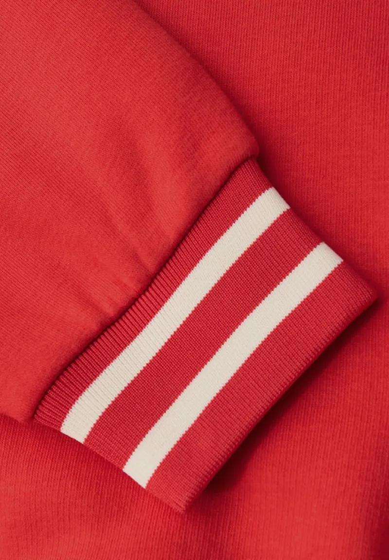 Street One Pullover & Sweatshirts*Loose Fit Print Sweatshirt Racing Red