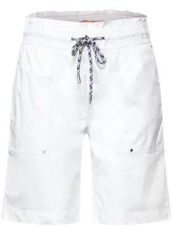 Street One Shorts*Loose Fit Shorts in Paperbag white