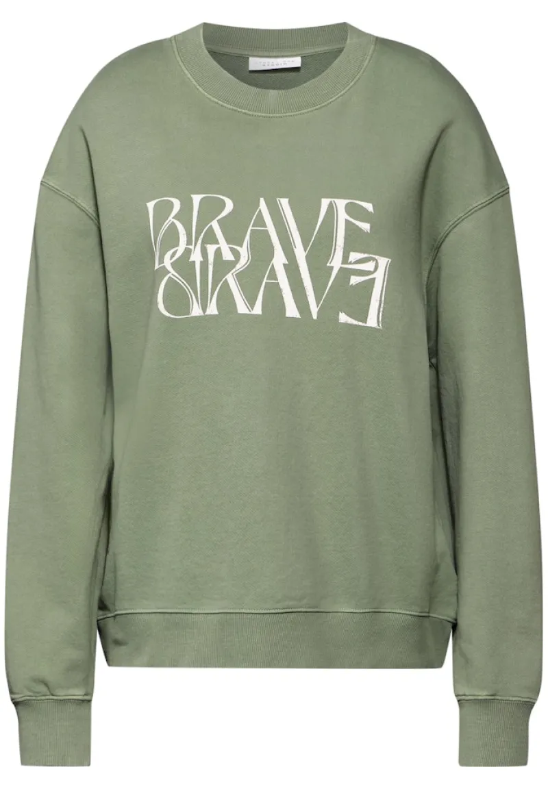 STREET ONE STUDIO Pullover & Sweatshirts*Loose Fit Sweater slate green