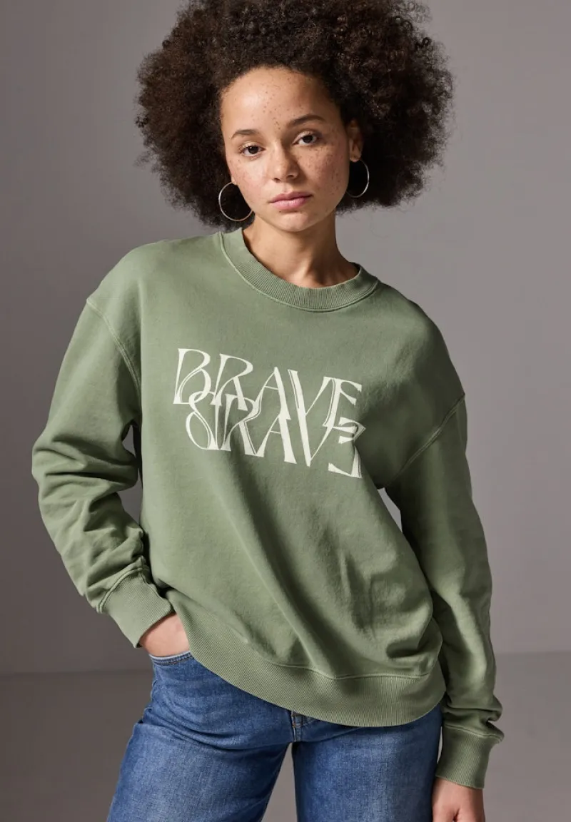 STREET ONE STUDIO Pullover & Sweatshirts*Loose Fit Sweater slate green