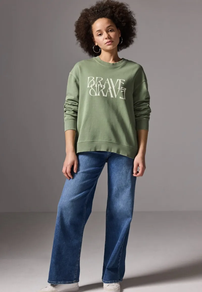 STREET ONE STUDIO Pullover & Sweatshirts*Loose Fit Sweater slate green