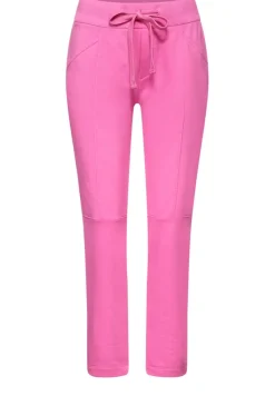 Street One Hosen*Loose Fit Sweathose intense poppy rose