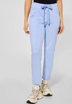 Street One Hosen*Loose Fit Sweathose lucent blue
