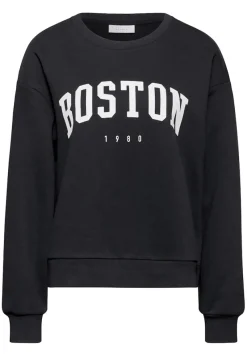 STREET ONE STUDIO Pullover & Sweatshirts*Loose Fit Sweatshirt Black