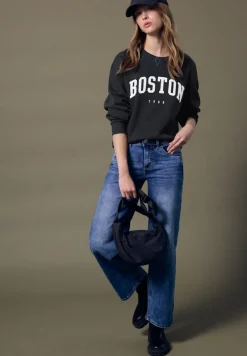 STREET ONE STUDIO Pullover & Sweatshirts*Loose Fit Sweatshirt Black