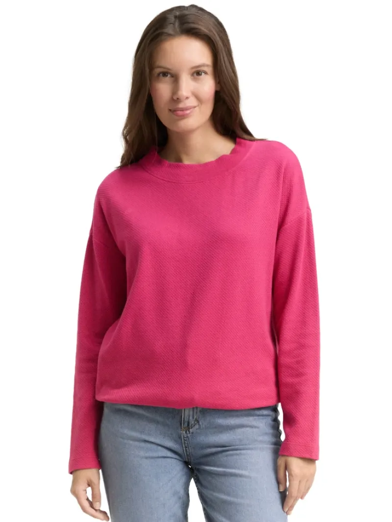 Tom Tailor Pullover & Sweatshirts*Loose Fit Sweatshirt cherry granita