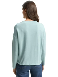 Tom Tailor Pullover & Sweatshirts*Loose Fit Sweatshirt white moss