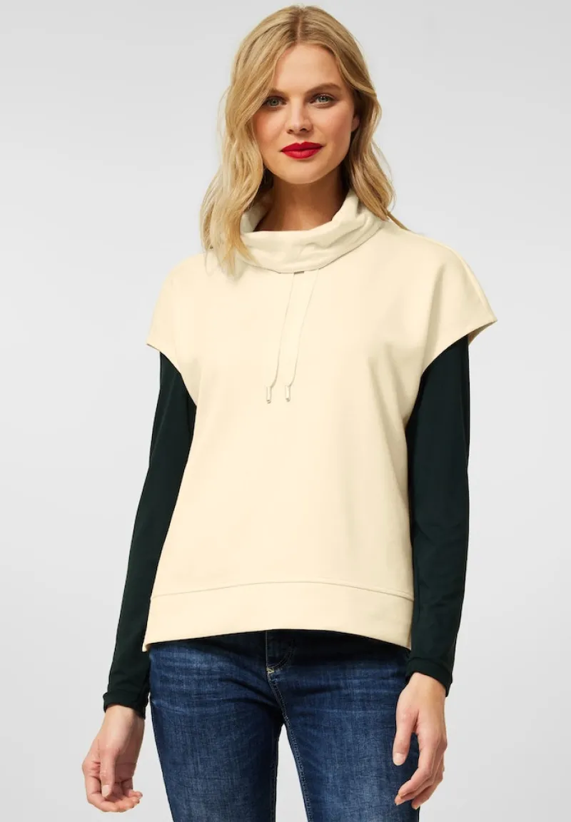Street One Pullover & Sweatshirts*Loose Fit Sweatweste creamy beige