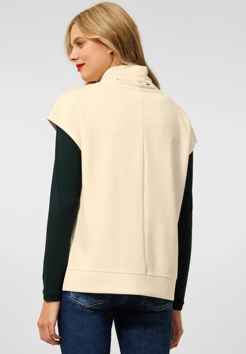 Street One Pullover & Sweatshirts*Loose Fit Sweatweste creamy beige