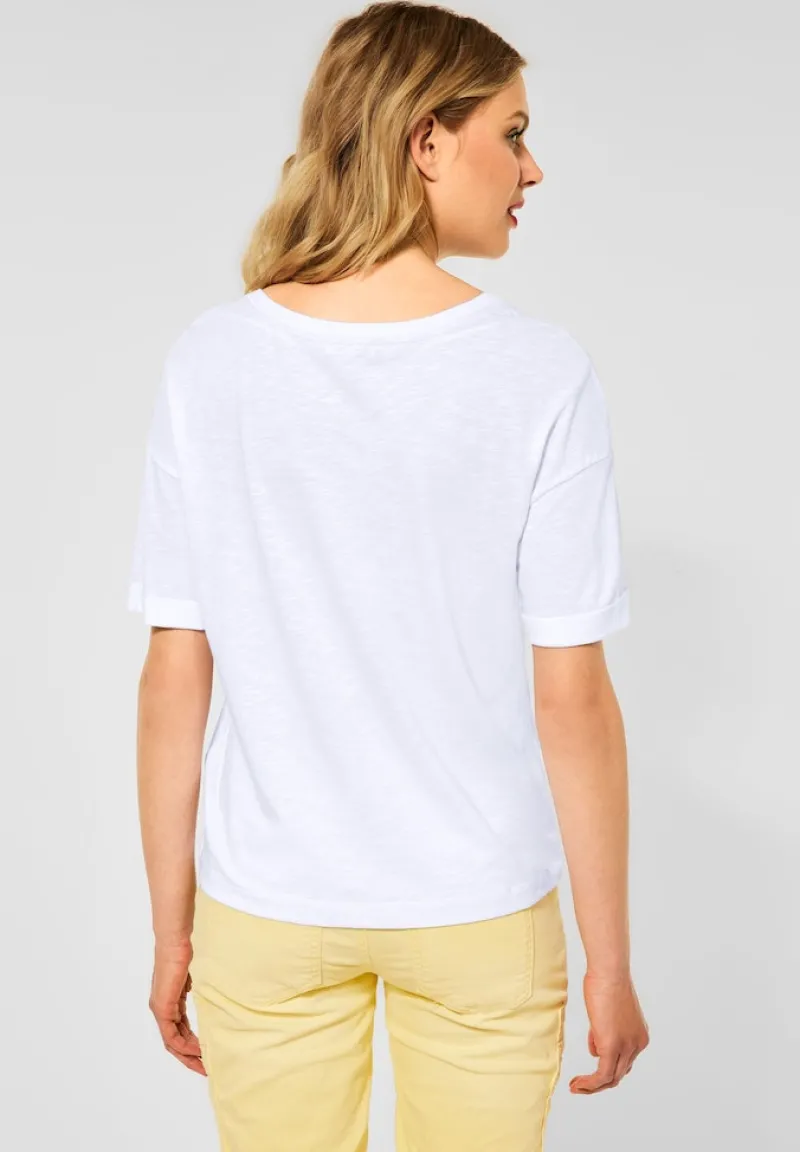 Street One Shirts*Loose Fit T-Shirt white
