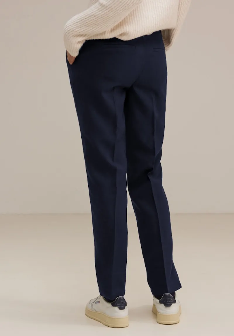 Street One Hosen*Loose Fit Twillhose deep blue