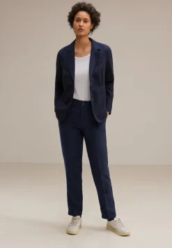 Street One Hosen*Loose Fit Twillhose deep blue